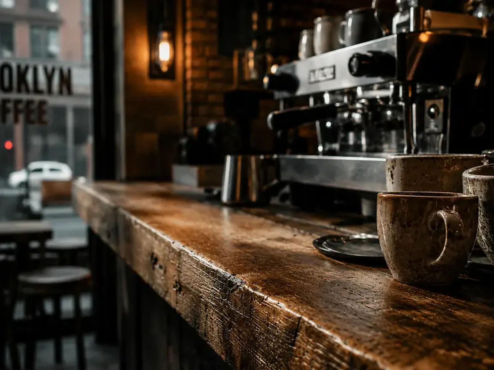 Barista at work