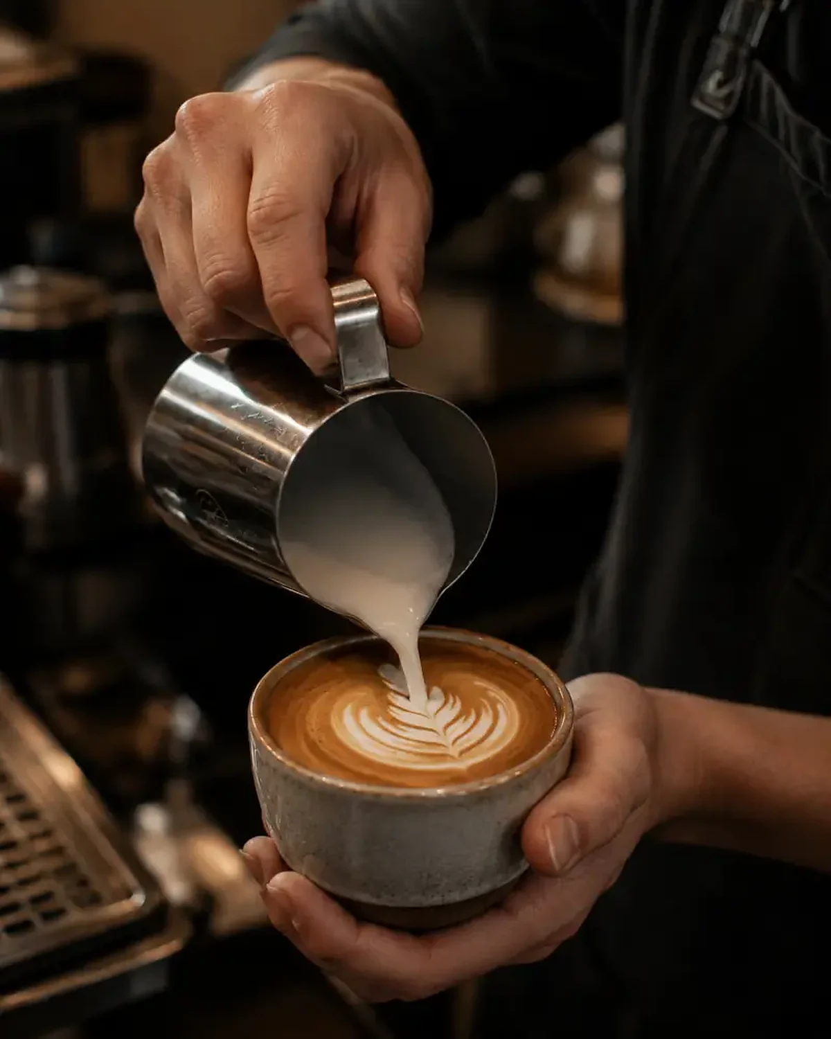 Coffee being poured