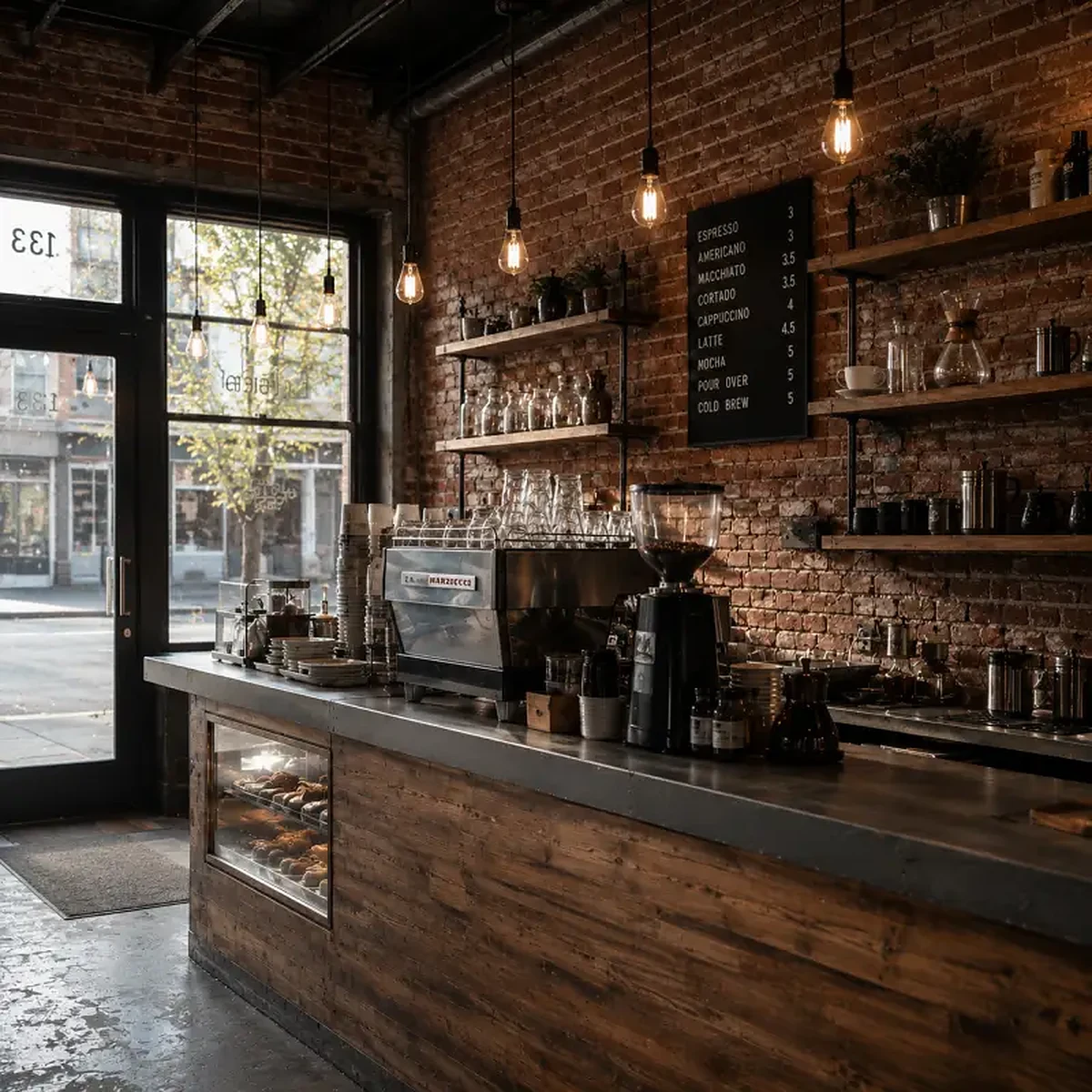 Brewleaf cafe interior