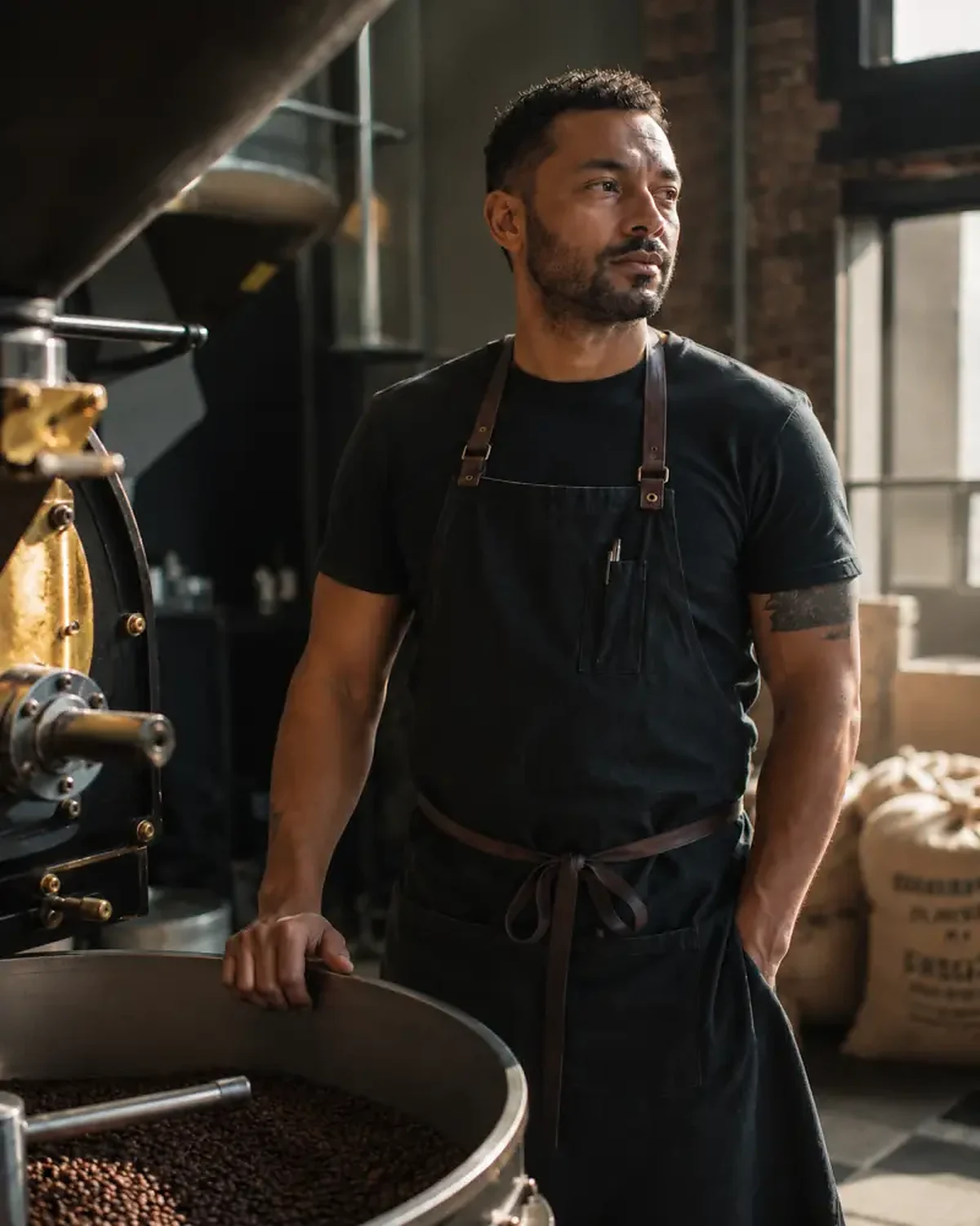 Head roaster Marcus