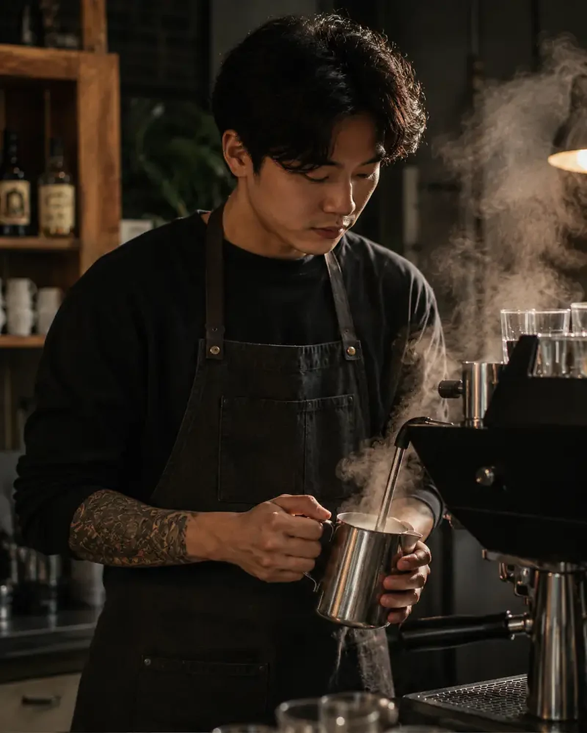 Head barista Jin